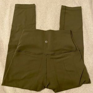 Lululemon Army Green Leggings